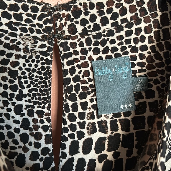 Women’s cocktail dress - animal print Med - Picture 4 of 8